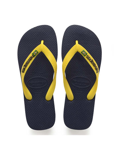 imagem de Havaianas Brasil Logo Azul Navy/Citrus Amarelo3