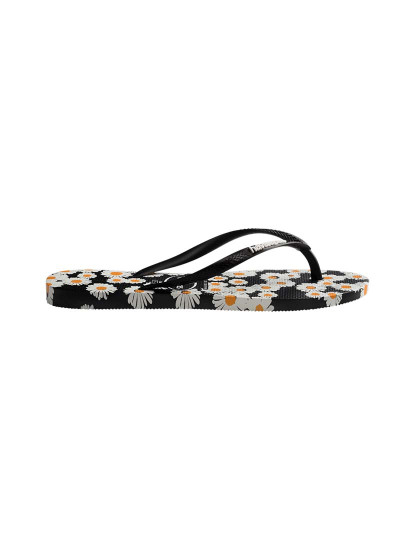 imagem de Havaianas Senhora  Slim Daisy Caitti Branco e Preto2