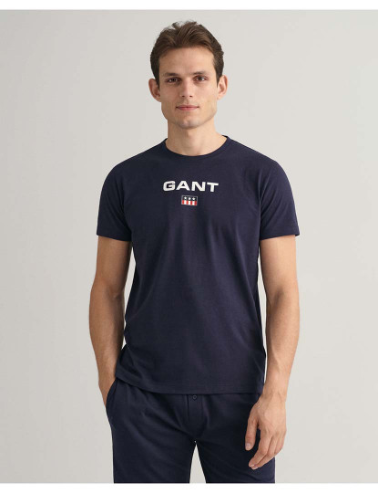imagem de T-Shirt Pijama Homem Azul1