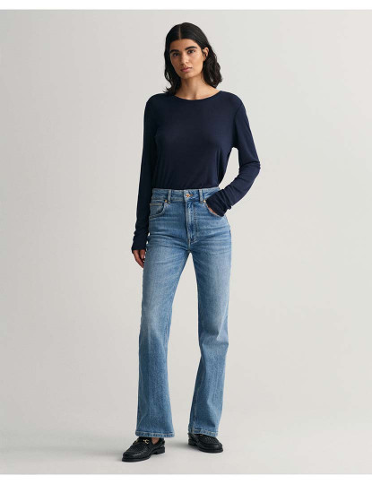 imagem de Jeans Denim Senhora Azul1