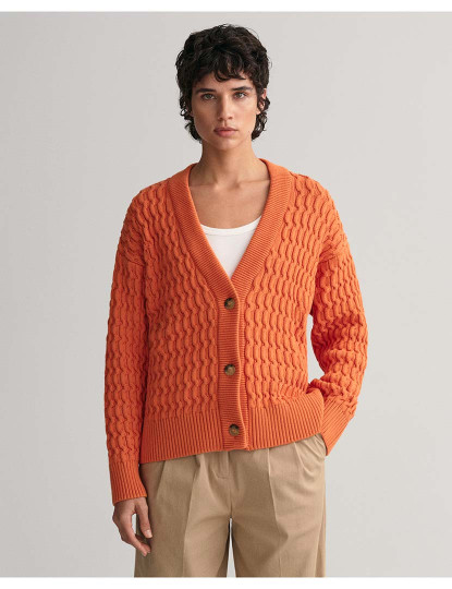 imagem de Cardigan Senhora Laranja1