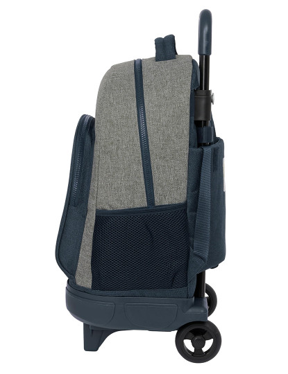 imagem de Mochila escolar com rodas Kappa Azul marinho escuro Cinza Azul marinho 33 x 45 x 22 cm3