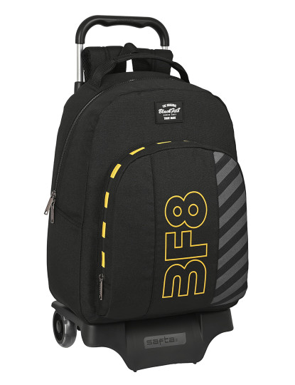 imagem de Mochila escolar com rodas BlackFit8 Zone Preto 32 x 42 x 15 cm1