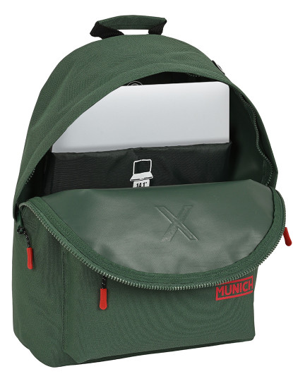 imagem de Mochila para laptop Munich Munich Basics 31 x 41 x 16 cm verde4