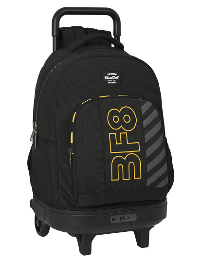 imagem de Mochila escolar com rodas BlackFit8 Zone Preto 33 x 45 x 22 cm1