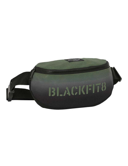 imagem de Bolsa de cintura BlackFit8 Gradient Preto Verde Militar (23 x 14 x 9 cm)1