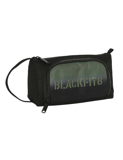 imagem de Estojo Escolar com Acessórios BlackFit8 Gradiente Preto Verde Militar (32 Peças)1