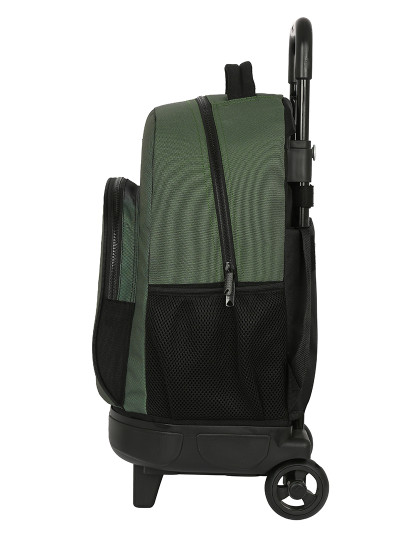 imagem de Mochila Escolar com Rodas BlackFit8 Gradiente Preto Verde Militar (33 x 45 x 22 cm)3