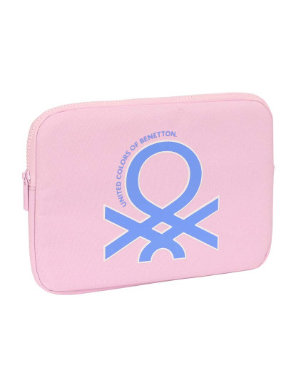 imagem de Funda para Portátil Benetton Pink Rosa (31 x 23 x 2 cm)1