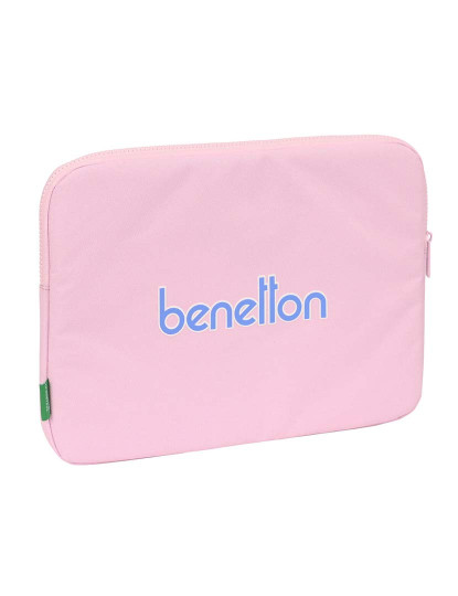 imagem de Funda para Portátil Benetton Pink Rosa (34 x 25 x 2 cm)3