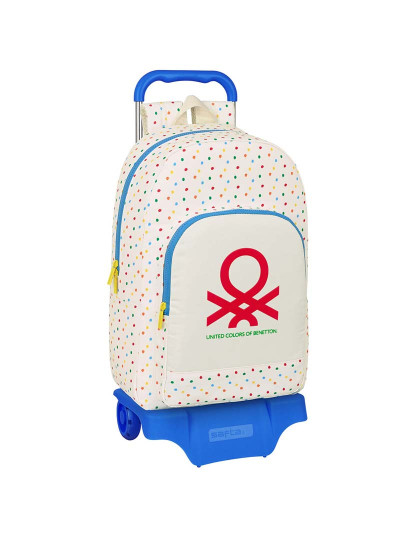 imagem de Mochila escolar Benetton Topitos com rodas (30 x 46 x 14 cm)1