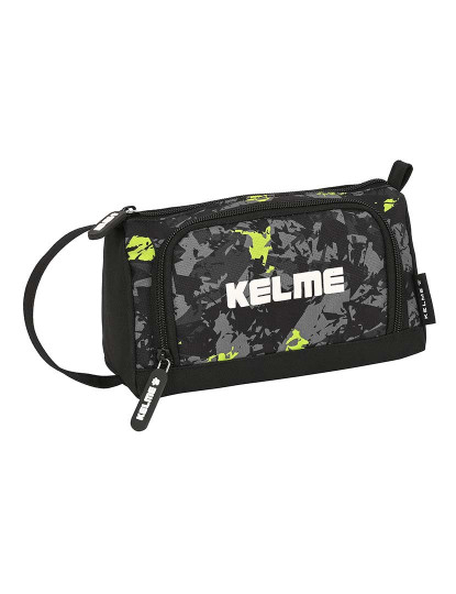 imagem de Estojo Kelme Jungle School com Acessórios Preto Cinza Lima 20 x 11 x 8,5 cm (32 Peças)1