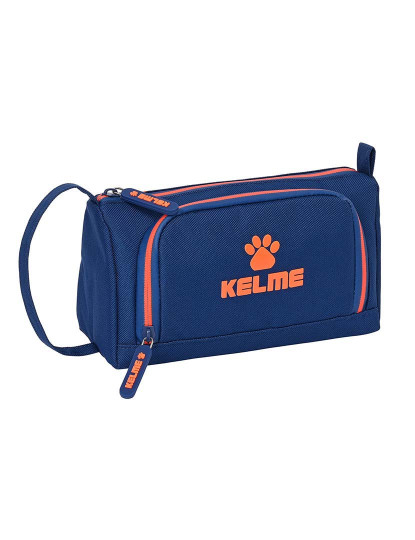 imagem de Estojo escolar Kelme com acessórios Azul marinho Laranja Azul marinho 20 x 11 x 8,5 cm (32 peças)1