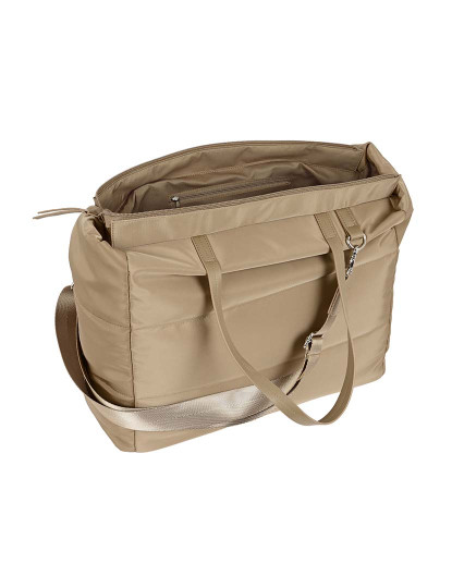 imagem de BOLSA COM BOLSO PARA PORTÁTIL 14.1'' MOOS CAPSULA ACOLCHOADA CAMEL5