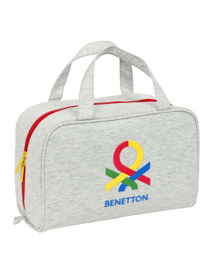 imagem de Bolsa Escolar Benetton Pop Cinza (31 x 14 x 19 cm)1