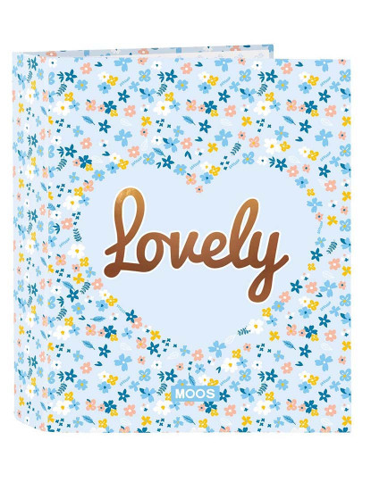 imagem de Pasta Moos Lovely Azul Claro A4 (27 x 33 x 6 cm)1