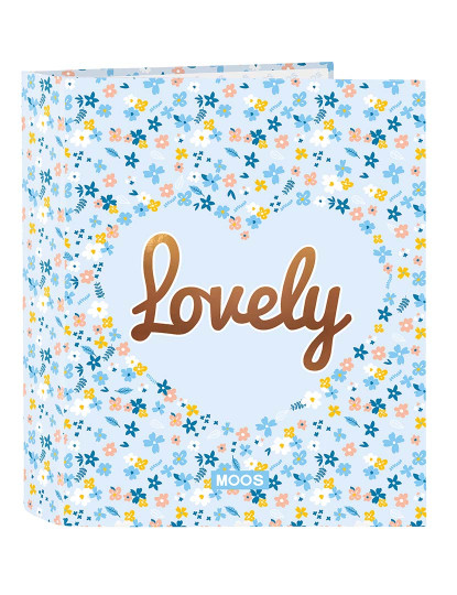 imagem de Pasta Moos Lovely Azul Claro A4 (27 x 33 x 6 cm)4