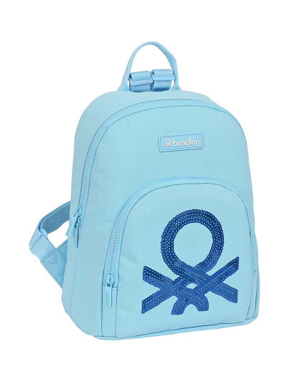 imagem de Mochila Casual Benetton Sequins Azul claro 13 L1