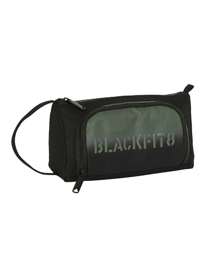 imagem de Estojo Escolar com Acessórios BlackFit8 Gradiente Preto Verde Militar (32 Peças)2