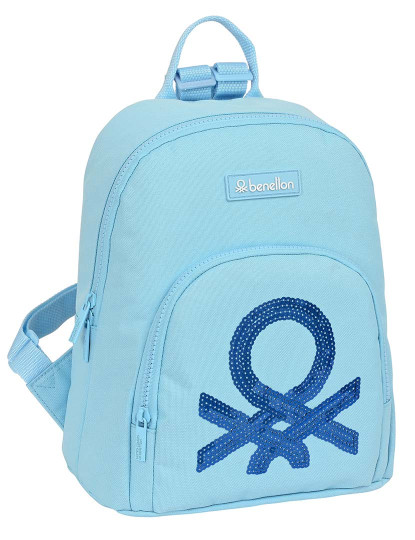 imagem de Mochila Casual Benetton Sequins Azul claro 13 L2