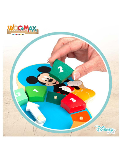 imagem de Disney Relógio Puzzle Madeira D25 Cm3