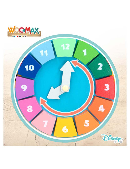 imagem de Disney Relógio Puzzle Madeira D25 Cm2