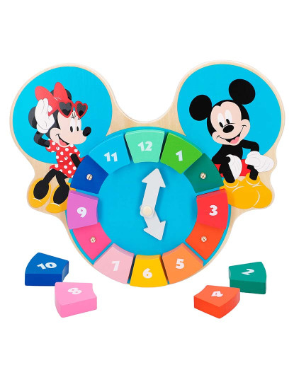 imagem de Disney Relógio Puzzle Madeira D25 Cm1
