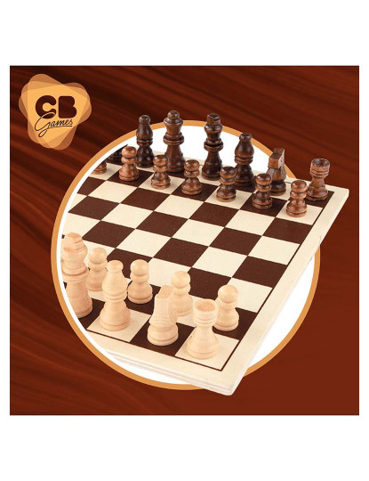 Jogo de Tabuleiro CB GAMES Xadrez (Idade Mínima: 6 Anos - Nível