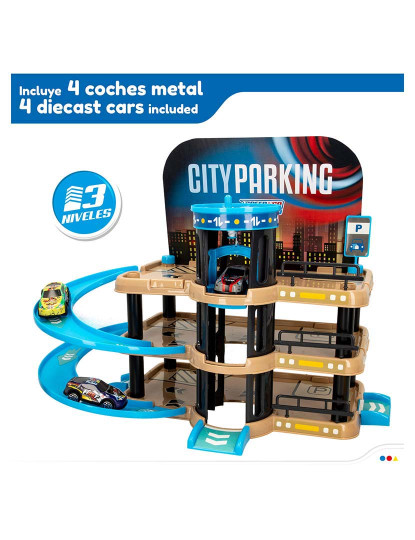 imagem de Conjunto Parking C/4 Carros Metal2