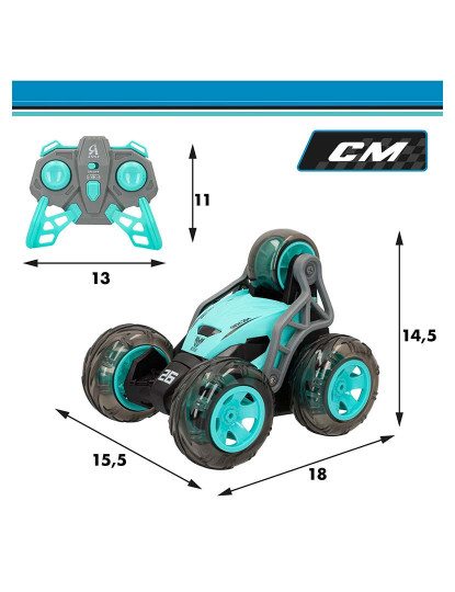 imagem de Carro Rc 2,4G C/Luz E Som E Função Rotação6