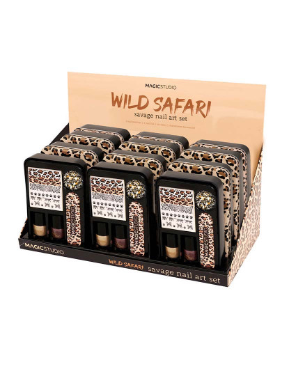 imagem de Wild Safari Savage Nail Art Set 6 Pz1