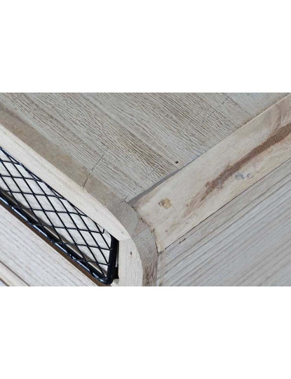 imagem de Móvel Tv Paulownia Metal Natural 6