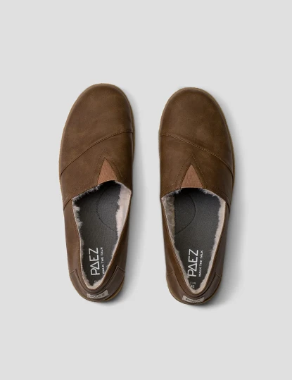 imagem de Slip On Vegan Leather Camel2