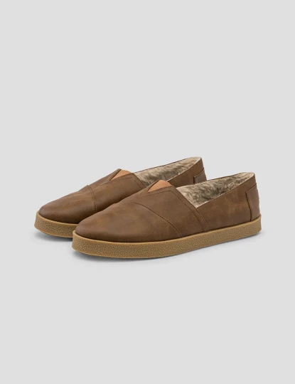 imagem de Slip On Vegan Leather Camel3