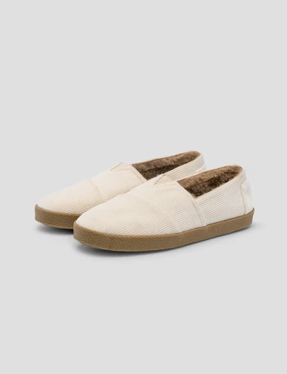 imagem de Slip On Corduroy Ecru2