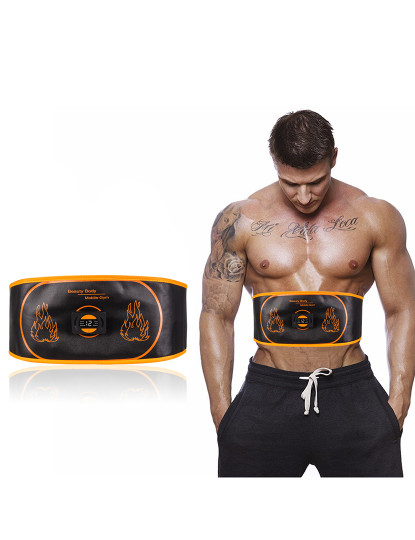 imagem de Cinto Estimulador Eléctrico Ems Smart Fitness Preto1