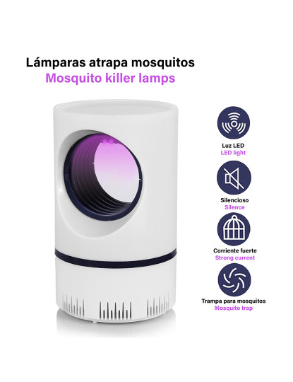 imagem de Mosquiteiro elétrico DGS-111, com luz led. Inclui aspirador silencioso e depósito.4