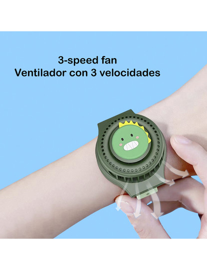 imagem de Relógio ventilador Urso Castanho3