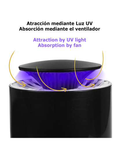 imagem de Mosquiteiro Elétrico Luz LED c/ Aspirador e Tanque2