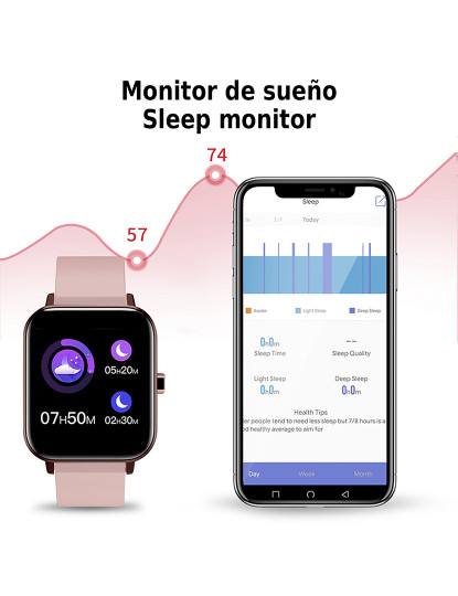 imagem de Smartwatch H10 com Monitor Cardíaco Tensão e de O2 no Sangue5