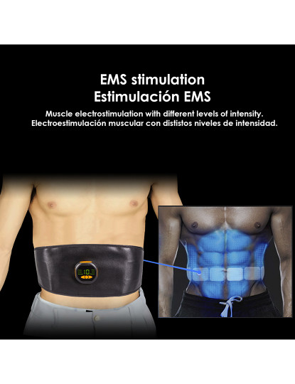 imagem de  Cinturão estimulador eléctrico de cintura e abdomen EMS Smart Fitness4