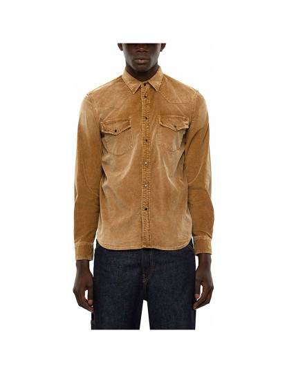 imagem de Camisa M. Comprida Homem Bege1