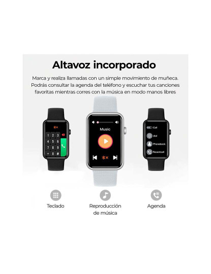 imagem de Smartwatch Ksix Tube Cinzento8