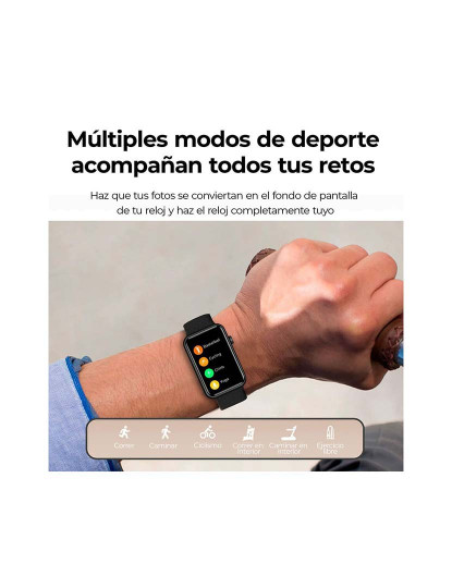 imagem de Smartwatch Ksix Tube Cinzento4