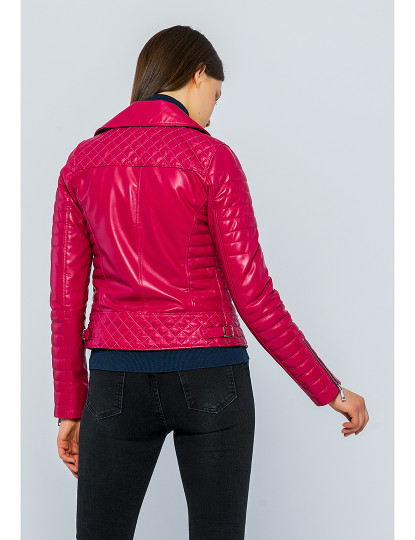 imagem de Casaco Biker Pele Senhora Fushia5