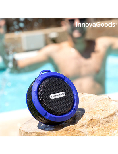 imagem de Coluna Bluetooth Sem Fios Portátil Waterproof DropSound InnovaGoods1