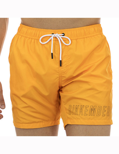imagem de Calções de banho médios básicos Homem Laranja4