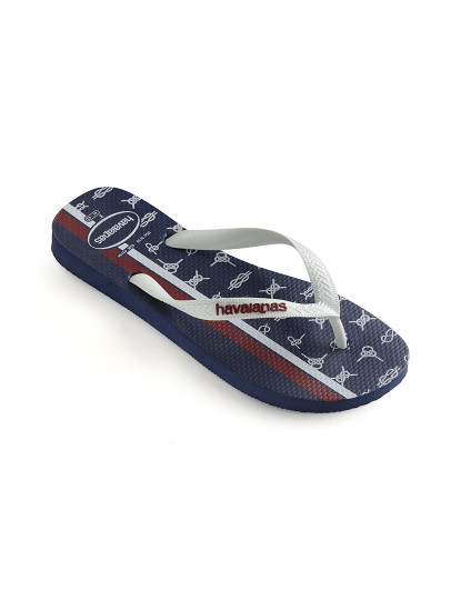 imagem de Havaianas Top Nautical Homem Azul Navy/Branco/Vermelho3
