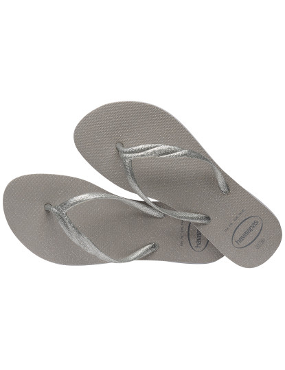 imagem de Havaianas Senhora Fantasia Gloss Ice Cinza 4