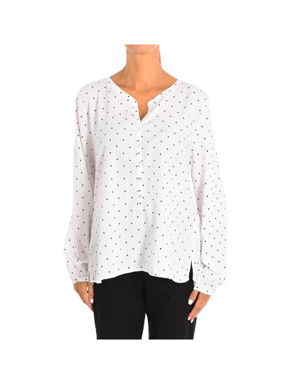 imagem de Blusa de Senhora Bolinhas pretas e brancas1